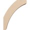 Ekena Millwork 5-inch W x 14-inch D x 18-inch H Thorton Rough Cedar Woodgrain TimberThane Knee Brace, Primed BRCUR05X14X18THRRCPR - alternate 3